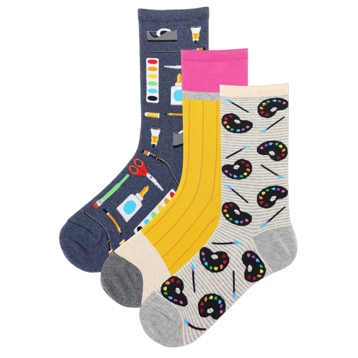 Women&#39;s Artist Palette Sock Set of 3