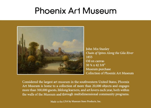 John Mix Stanley Chain of Spires Along the Gila River Magnet on Stor–  Phoenix Art Museum