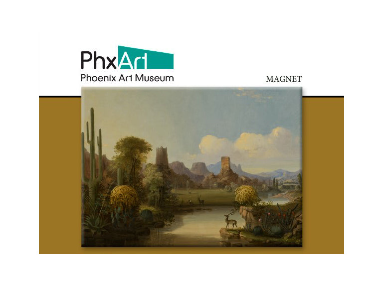 John Mix Stanley Chain of Spires Along the Gila River Magnet on Stor–  Phoenix Art Museum